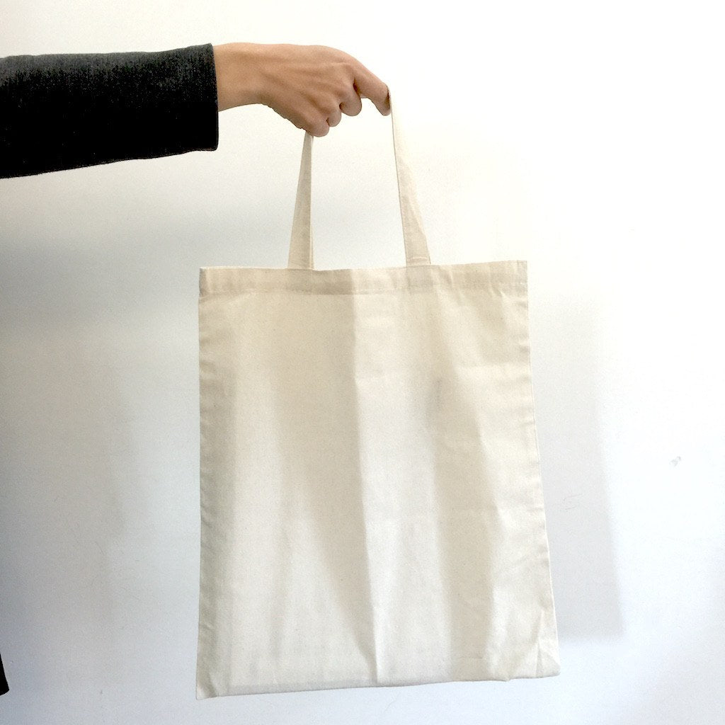 Stock Calico Tote Bag with Short Handle(SCB-05) - greenpac.com.au