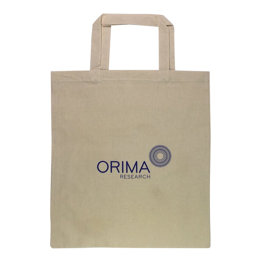 Stock Calico Tote Bag with Short Handle(SCB-05) - greenpac.com.au