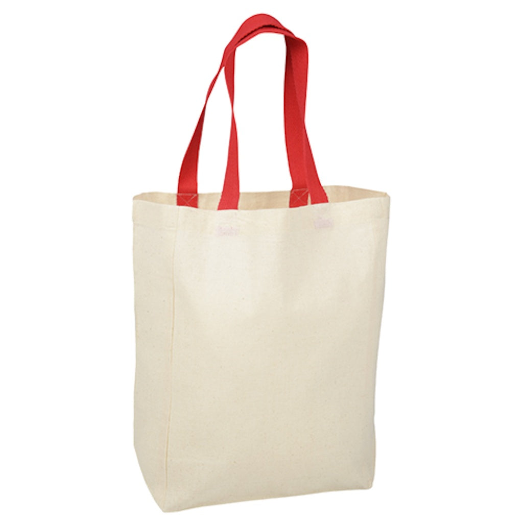 Stock Coloured Handle Calico Bag(SCB-15D) - greenpac.com.au
