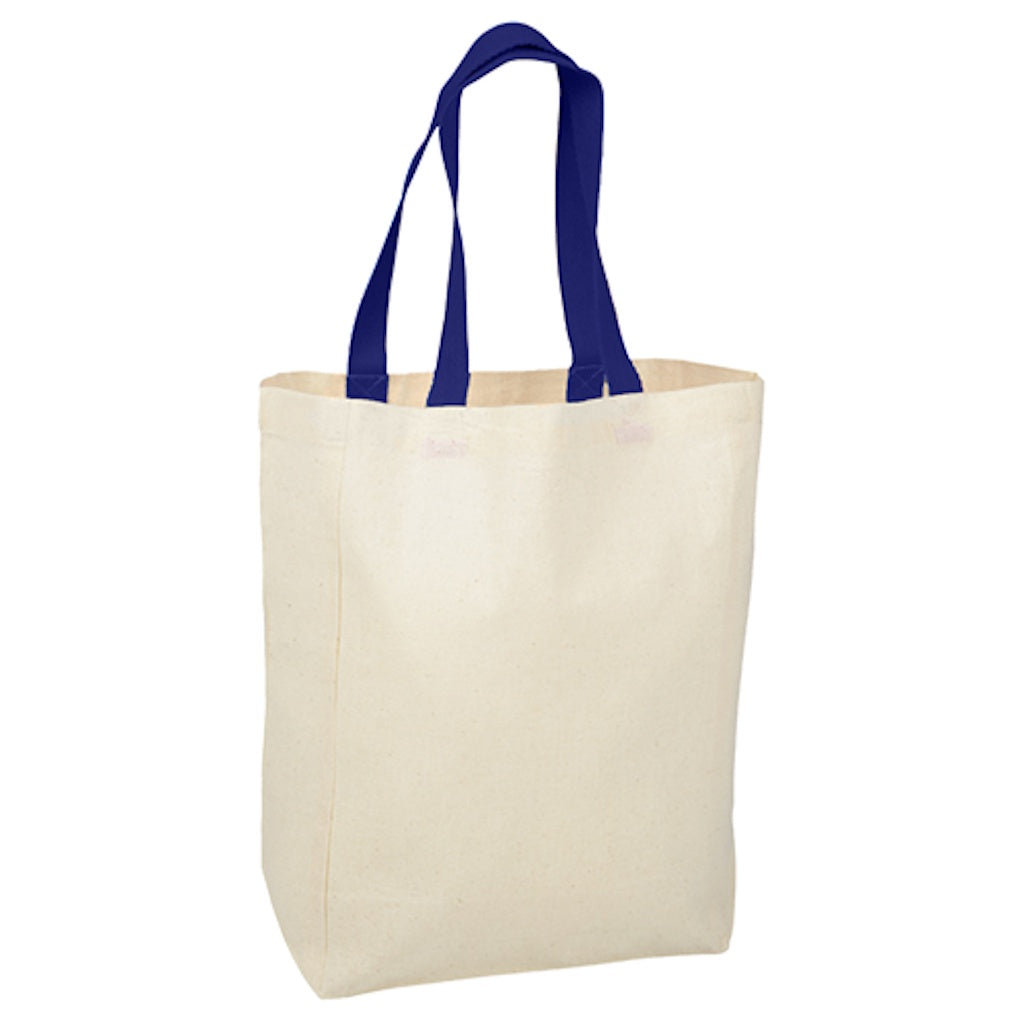 Stock Coloured Handle Calico Bag(SCB-15D) - greenpac.com.au