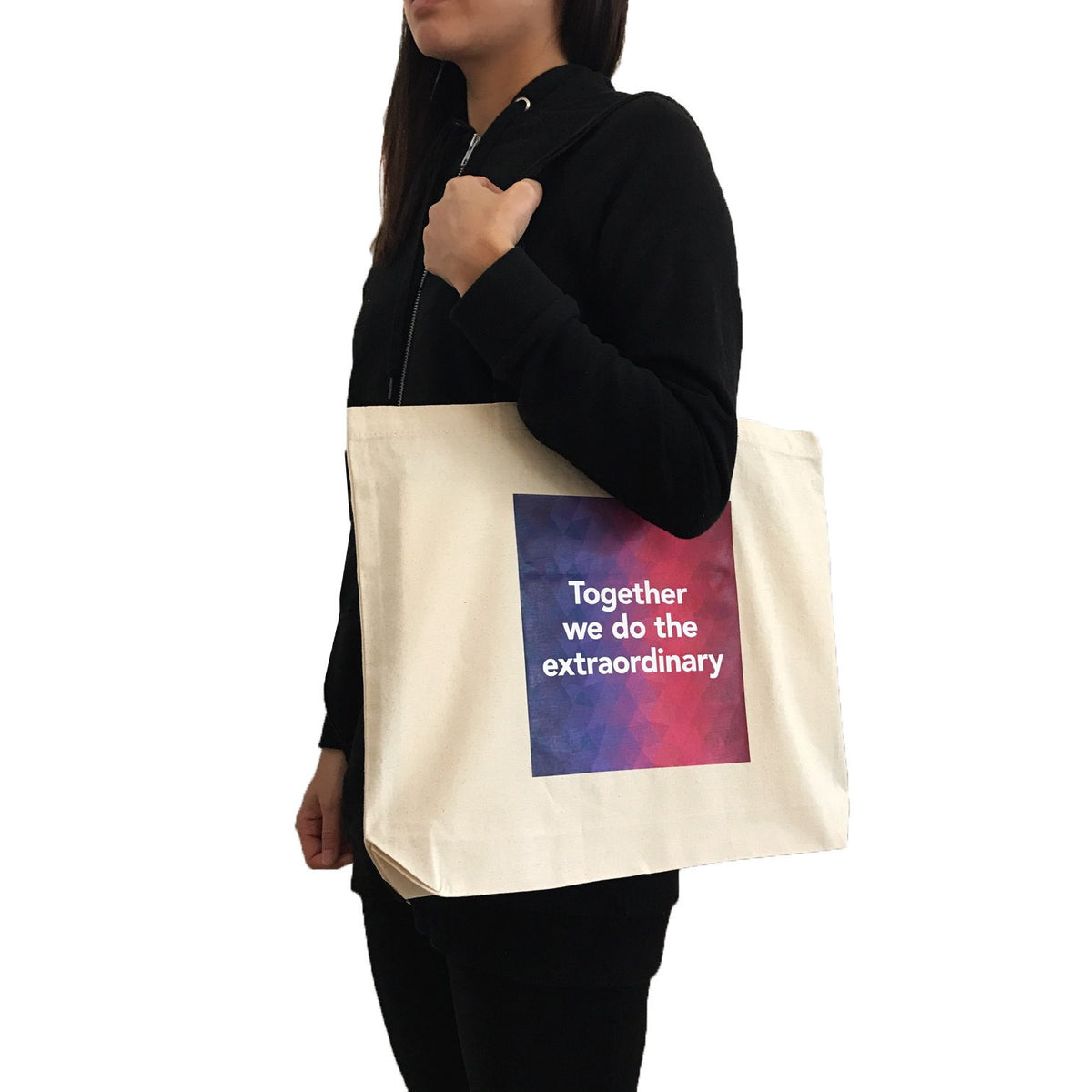 Coloured Handle Cotton Tote Bag(CB-23) - greenpac.com.au