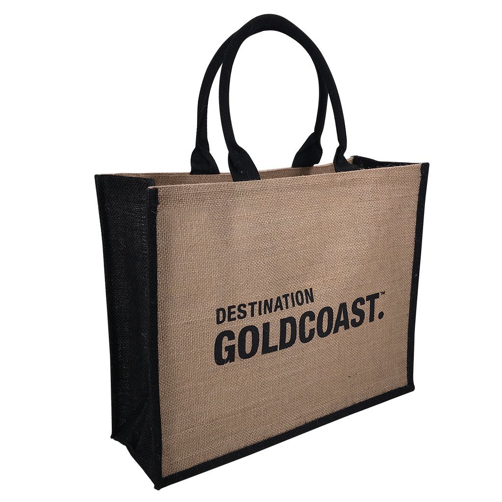 Stock Jute Bag Coloured-Black(SJB-02D) - greenpac.com.au