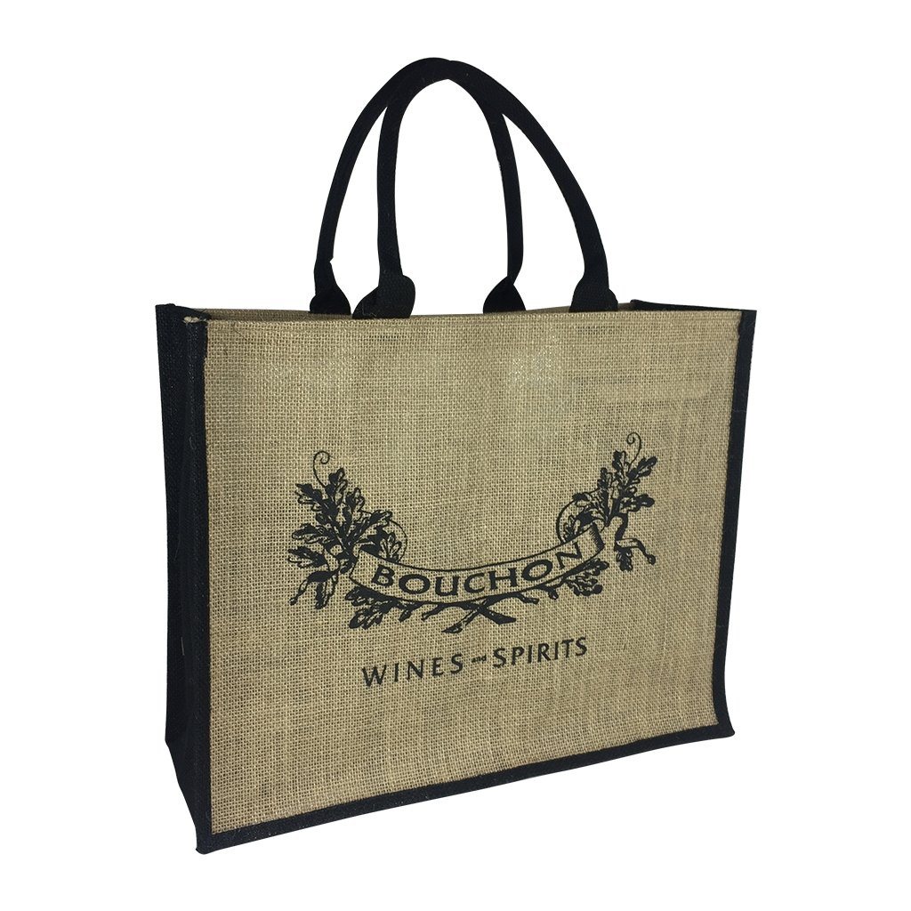 Stock Jute Bag Coloured-Black(SJB-02D) - greenpac.com.au