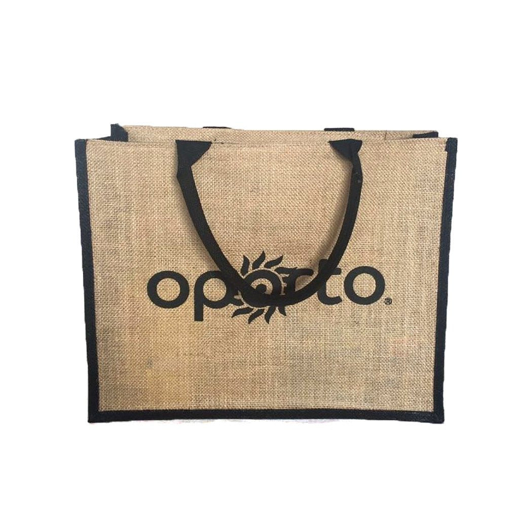 Stock Jute Bag Coloured-Black(SJB-02D) - greenpac.com.au