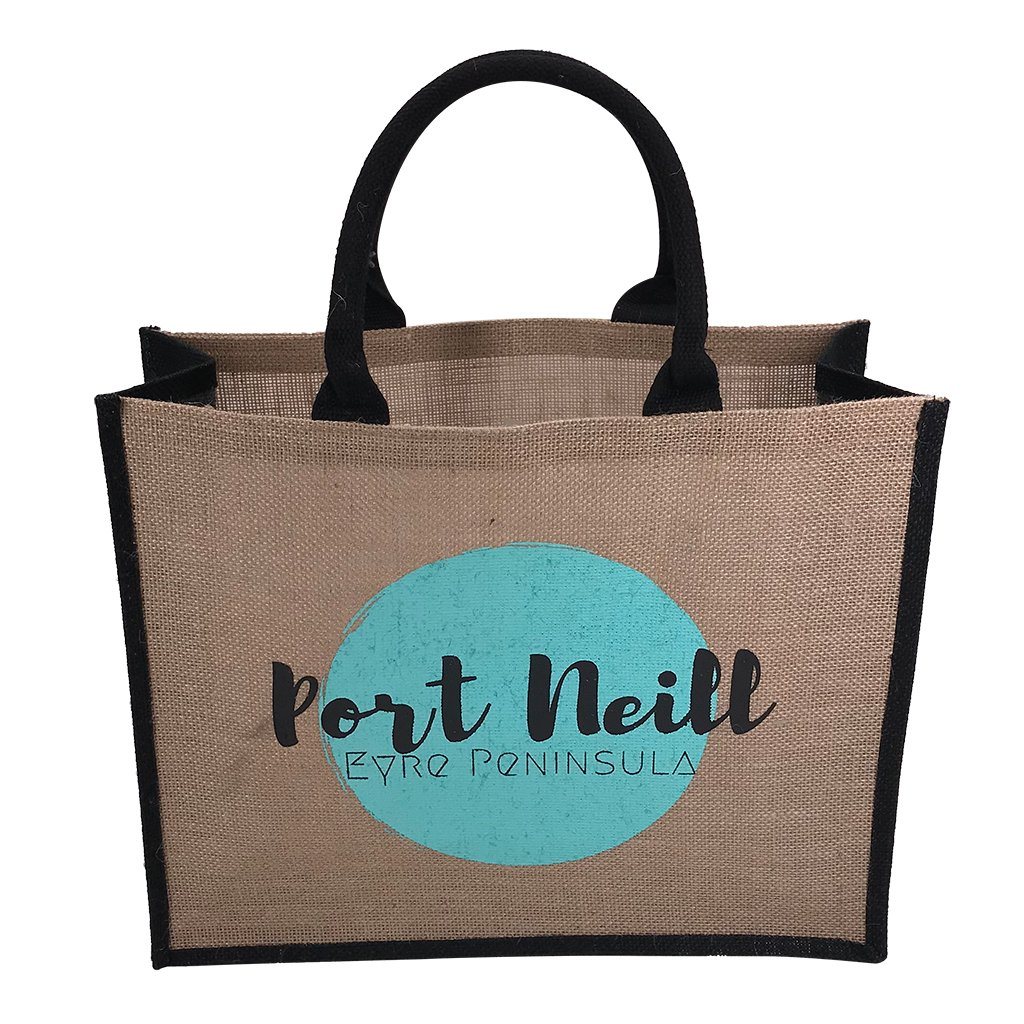 Stock Jute Bag Coloured-Black(SJB-02D) - greenpac.com.au