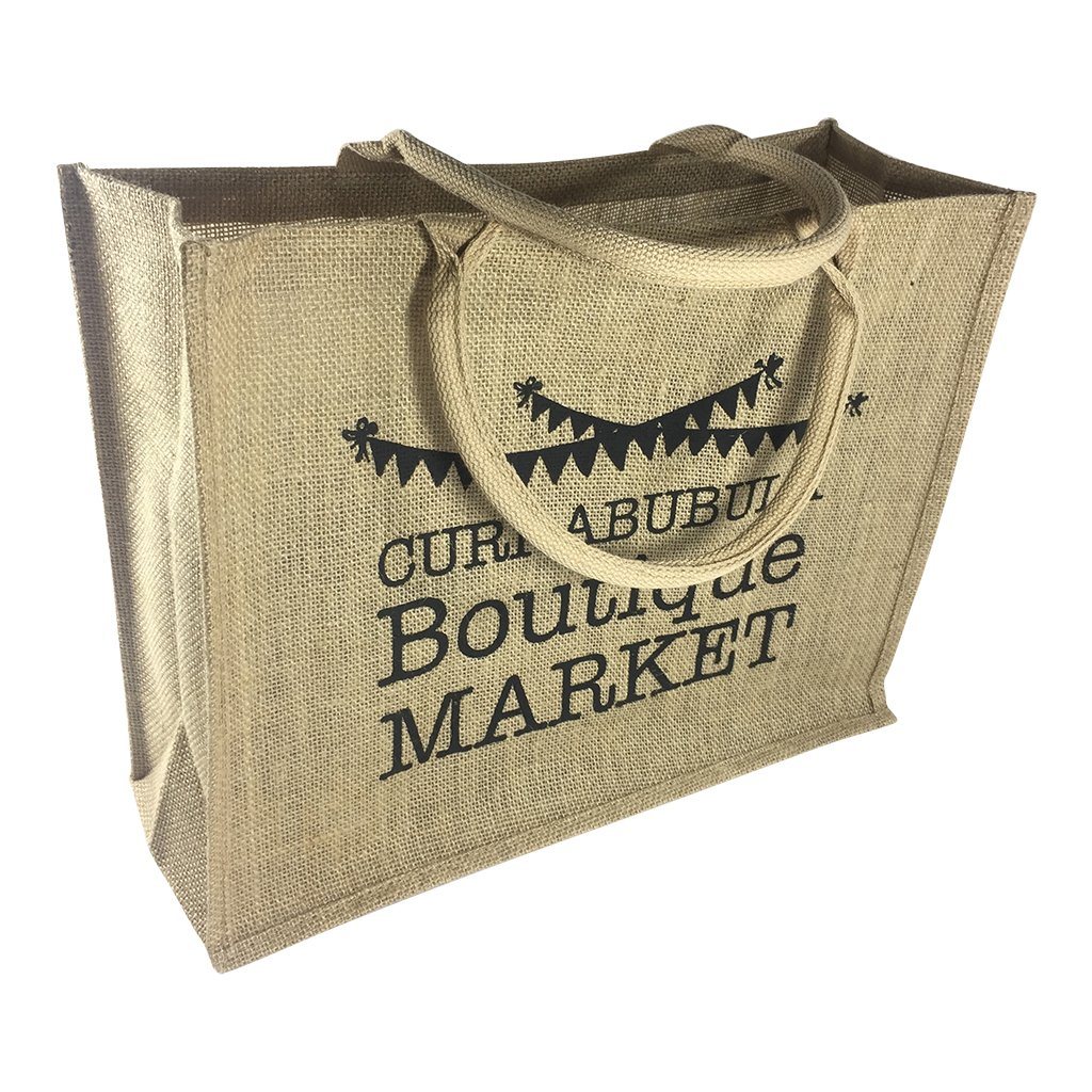 Stock Jute Bag Natural(SJB-01D) - greenpac.com.au