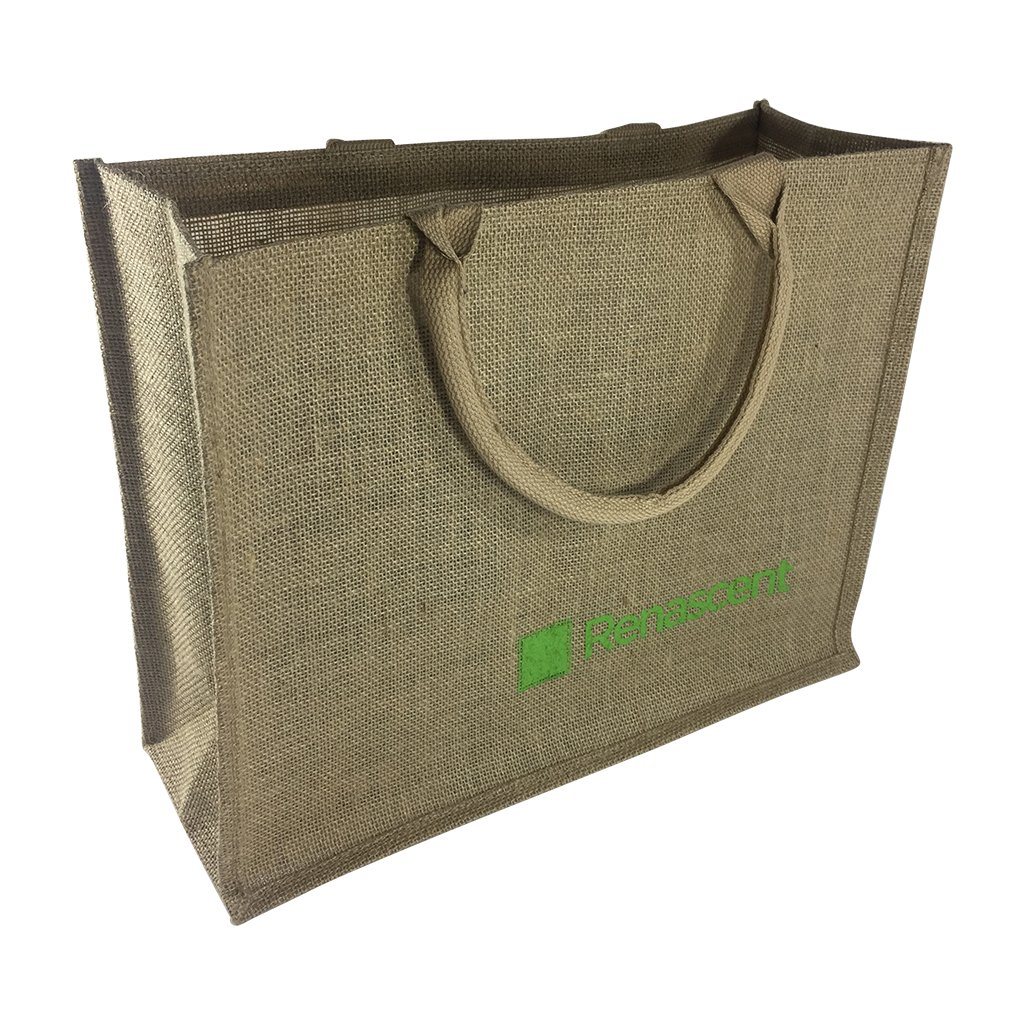 Stock Jute Bag Natural(SJB-01D) - greenpac.com.au