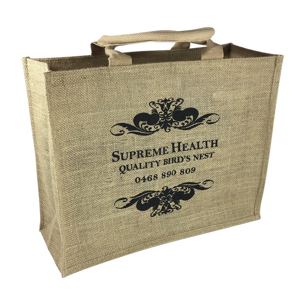 Stock Jute Bag Natural(SJB-01D) - greenpac.com.au