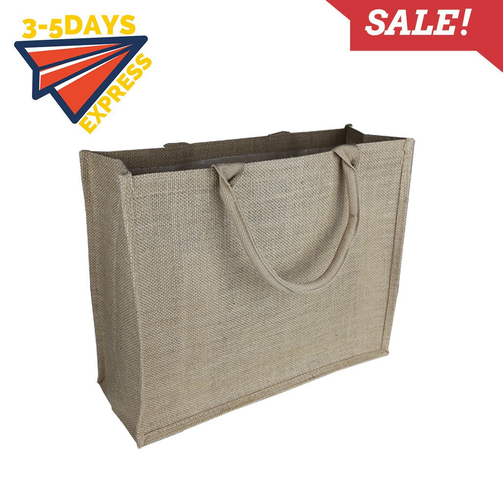 Stock Jute Bag Natural(SJB-01D) - greenpac.com.au