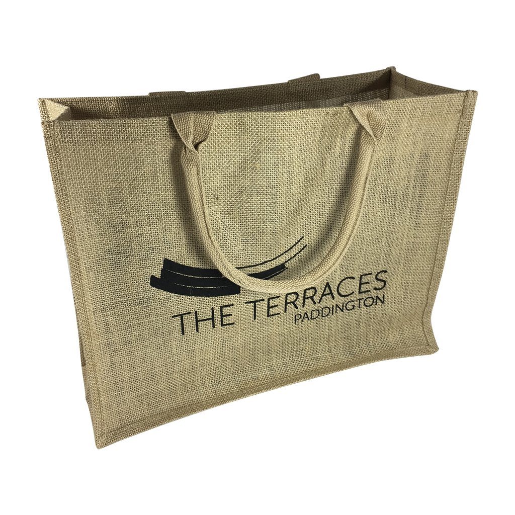 Stock Jute Bag Natural(SJB-01D) - greenpac.com.au