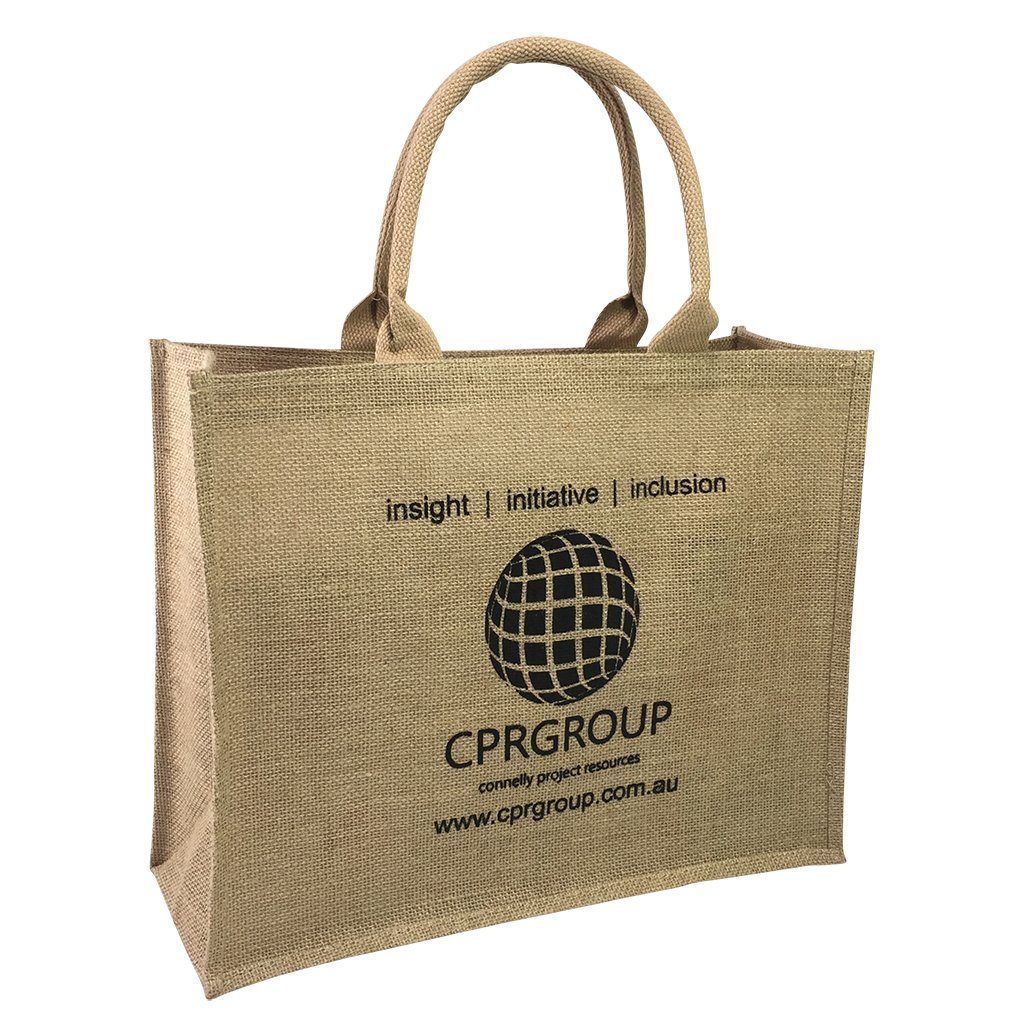 Stock Jute Bag Natural(SJB-01D) - greenpac.com.au
