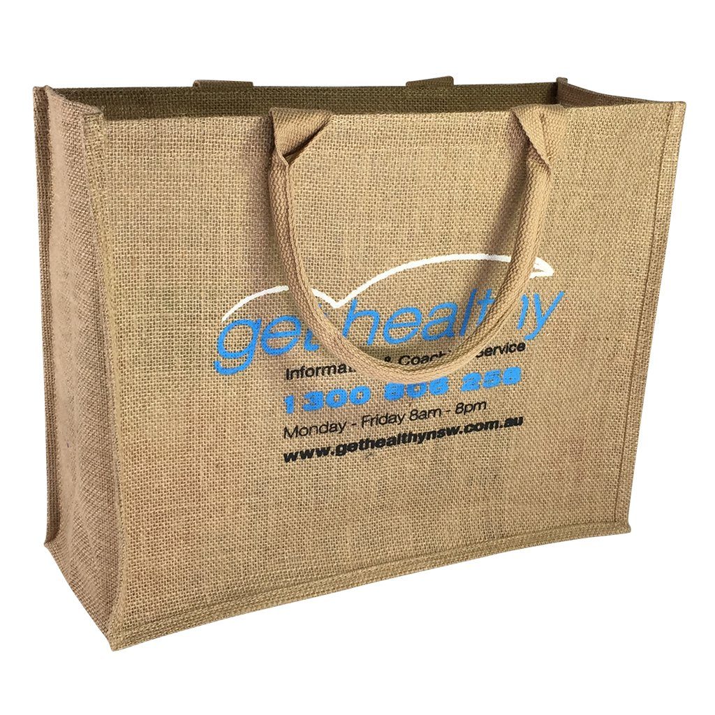 Stock Jute Bag Natural(SJB-01D) - greenpac.com.au