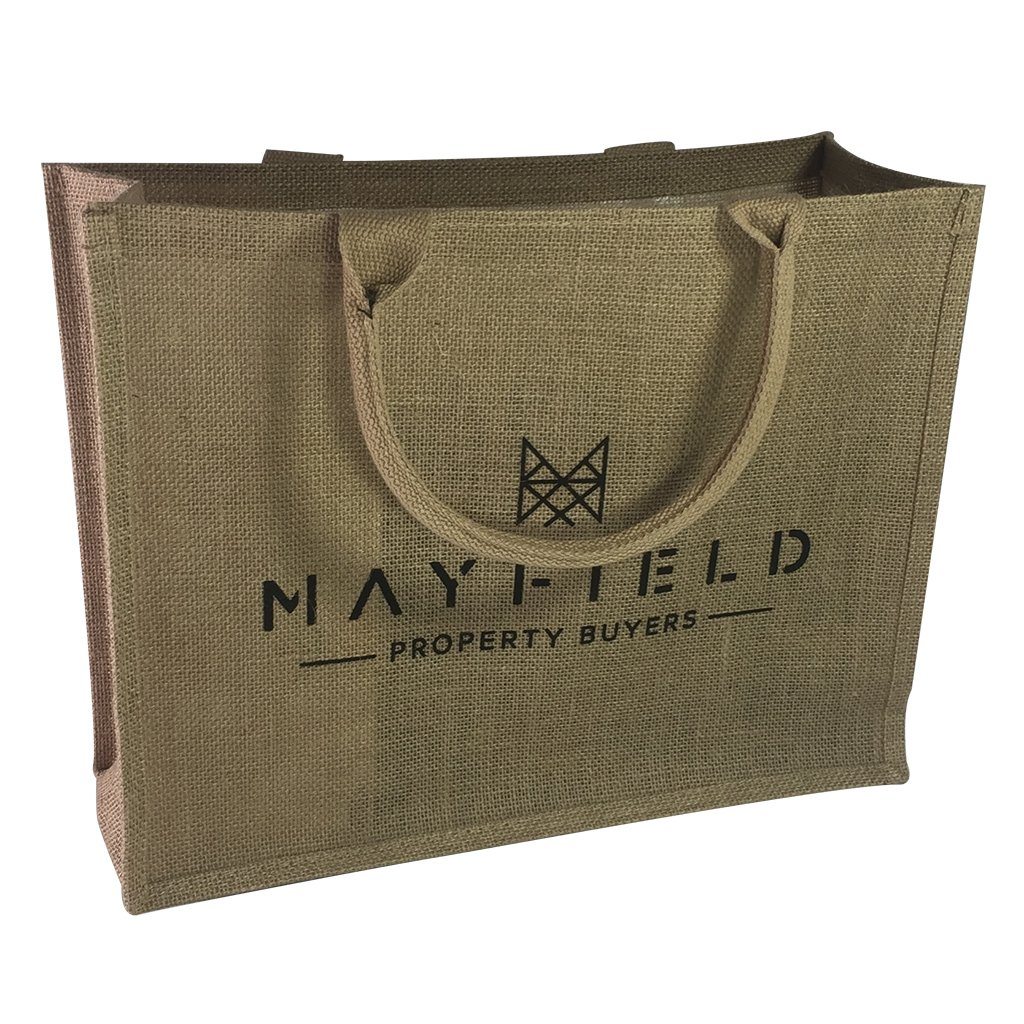 Stock Jute Bag Natural(SJB-01D) - greenpac.com.au