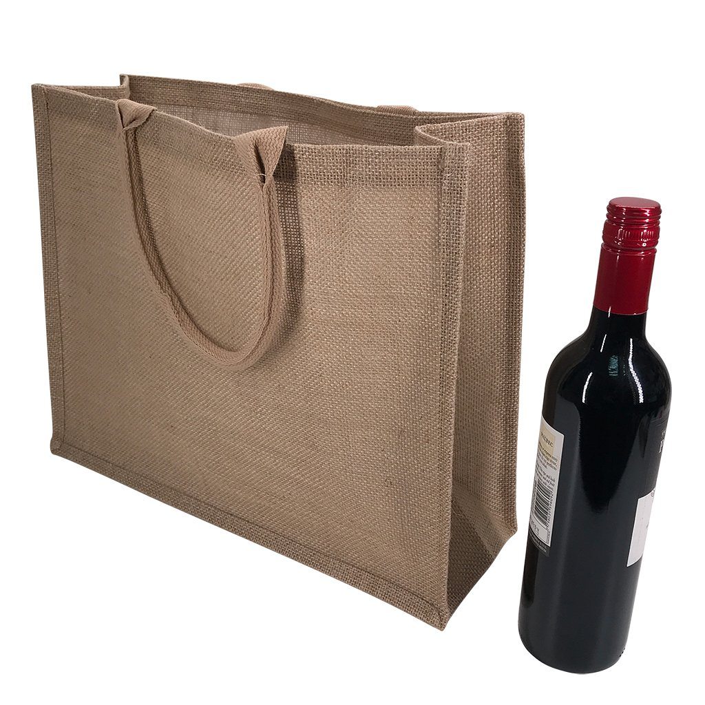 Stock Jute Bag Natural(SJB-01D) - greenpac.com.au