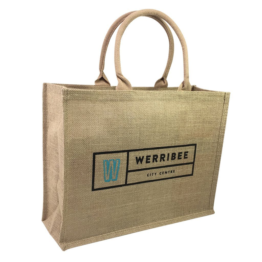 Stock Jute Bag Natural(SJB-01D) - greenpac.com.au