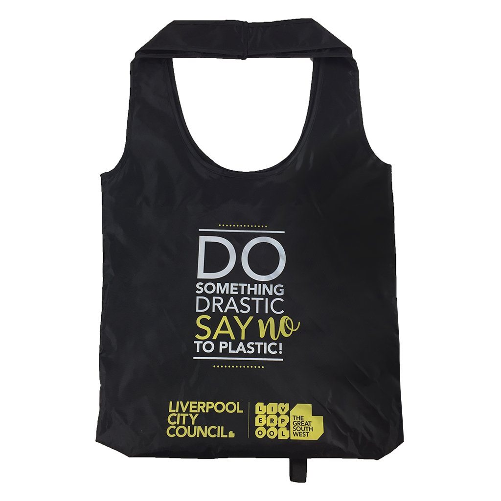 Stock Nylon Foldable Shopper(SNB-17D) - greenpac.com.au