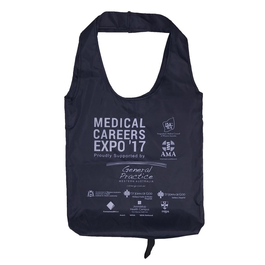 Stock Nylon Foldable Shopper(SNB-17D) - greenpac.com.au