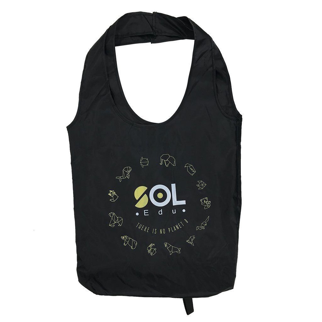 Stock Nylon Foldable Shopper(SNB-17D) - greenpac.com.au