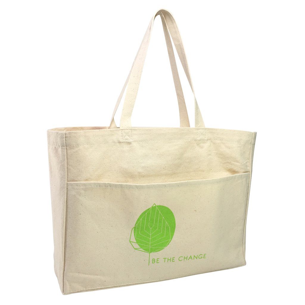 Stock Thick Canvas Shopper(SCB-17D) - greenpac.com.au