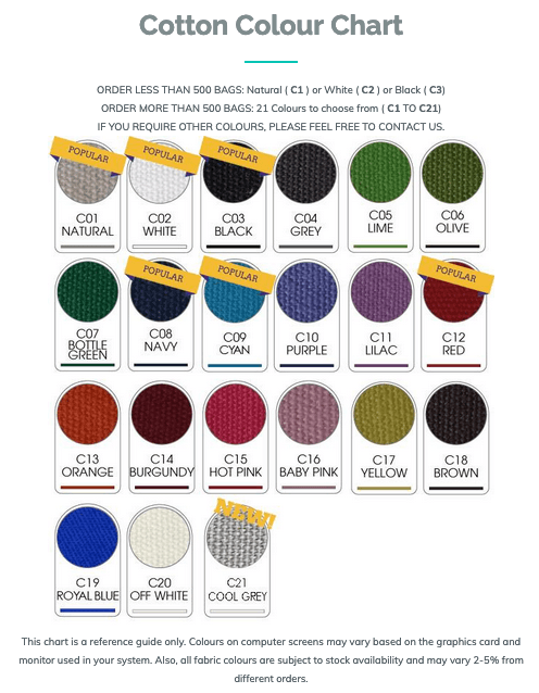 Canvas Snap Bag(CB-24) - greenpac.com.au