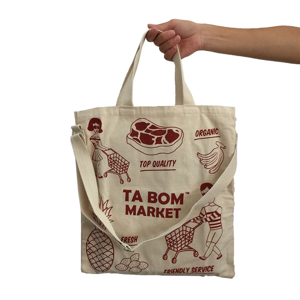 Cotton Double Handles Sling Bag(CB-21) - greenpac.com.au