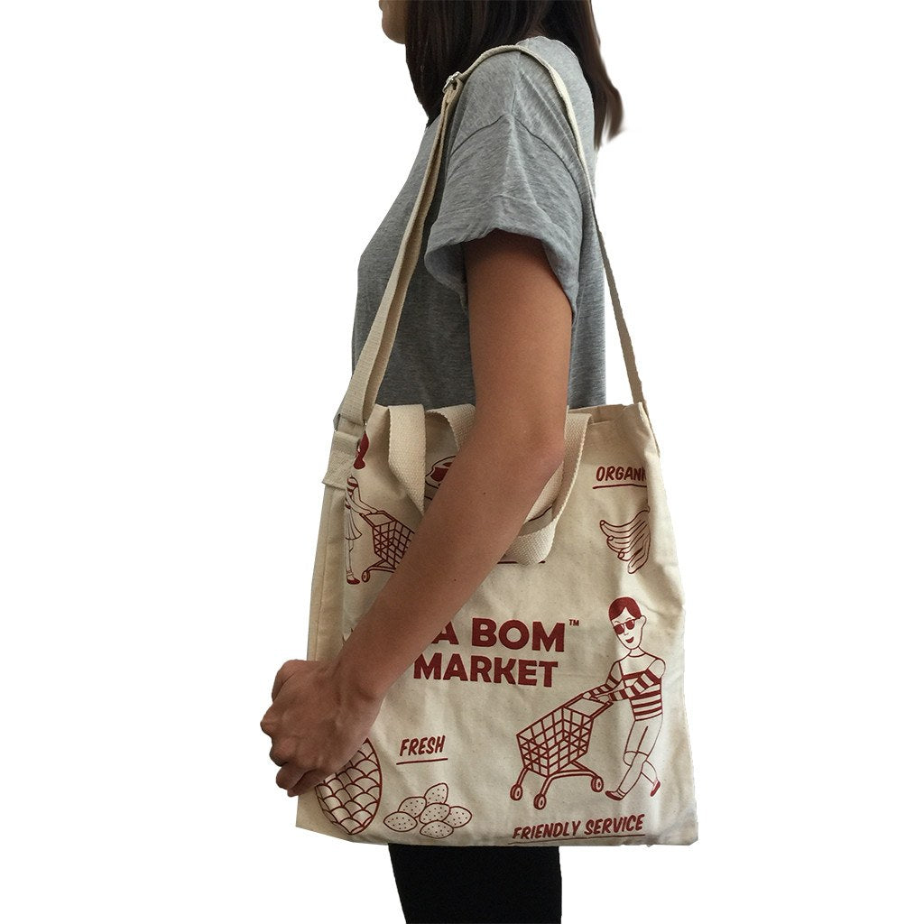 Cotton Double Handles Sling Bag(CB-21) - greenpac.com.au