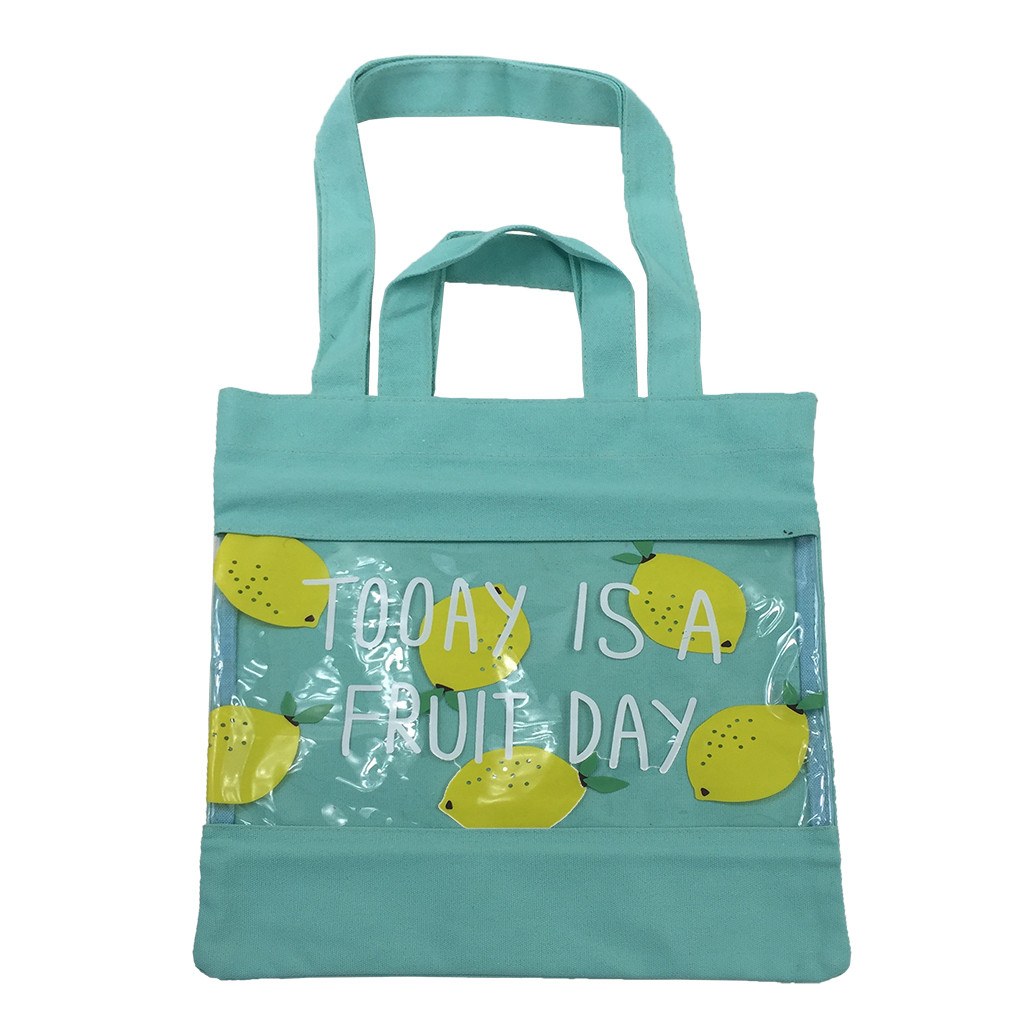 Cotton+PVC Double Handles Bag(CB-20) - greenpac.com.au