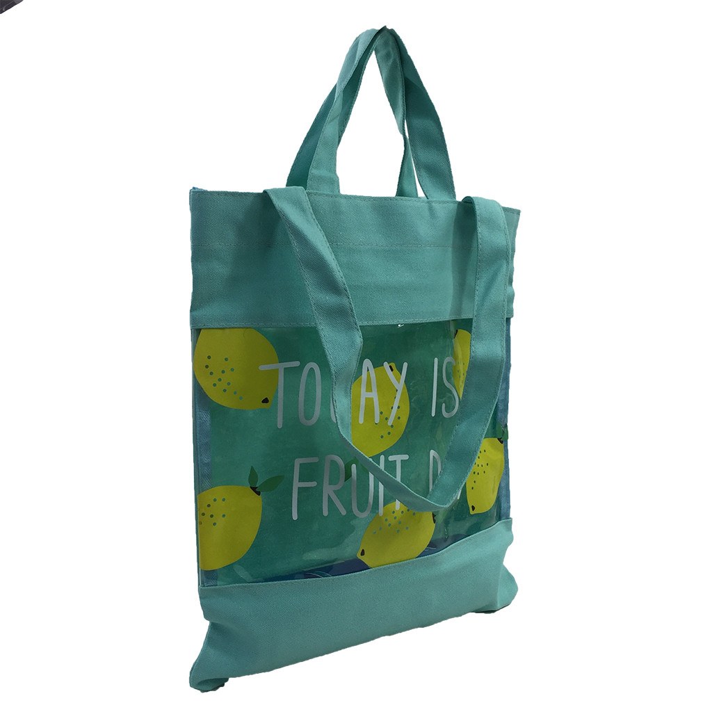 Cotton+PVC Double Handles Bag(CB-20) - greenpac.com.au