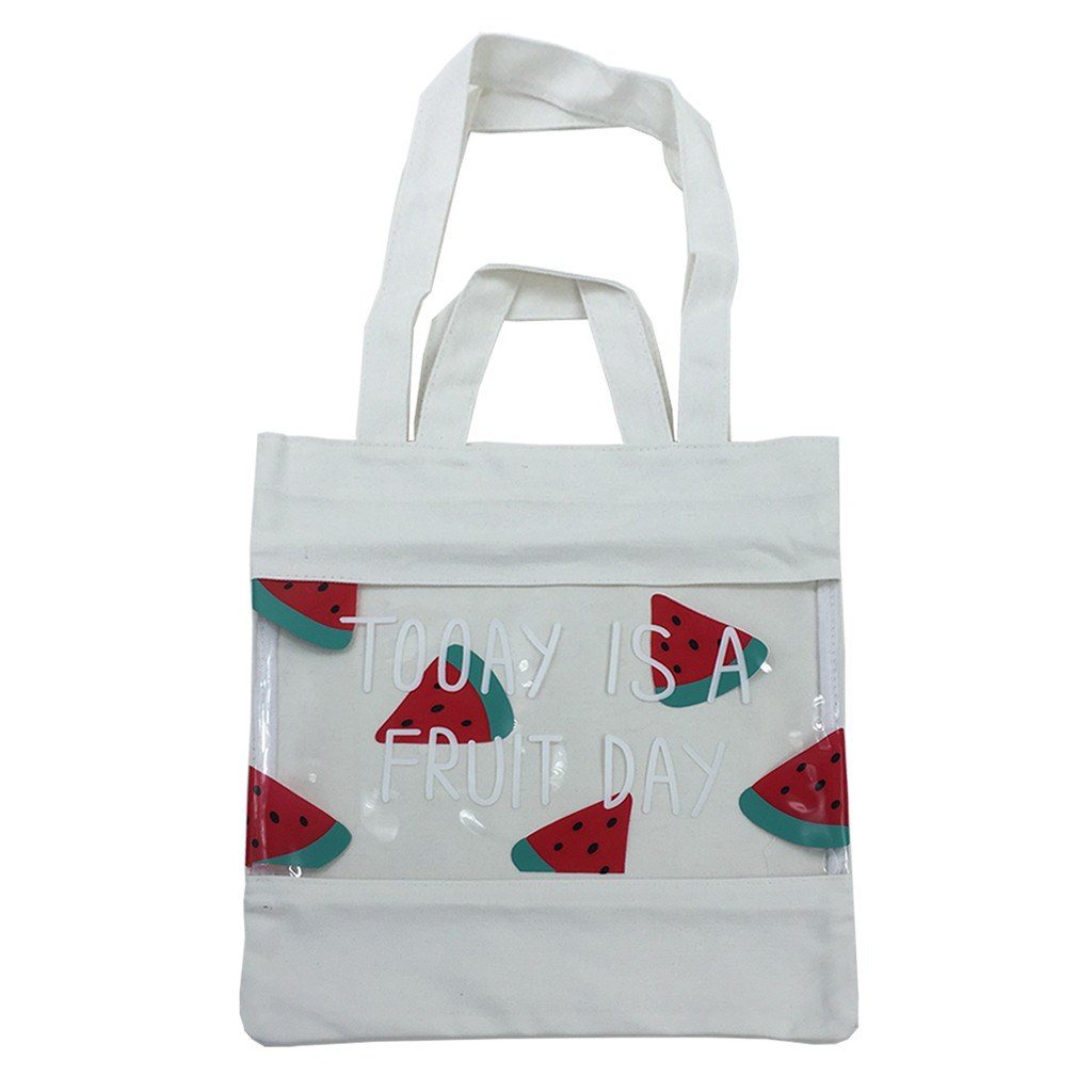 Cotton+PVC Double Handles Bag(CB-20) - greenpac.com.au