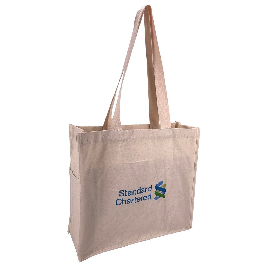 Cotton Show Bag With Gusset(CB-25) - greenpac.com.au