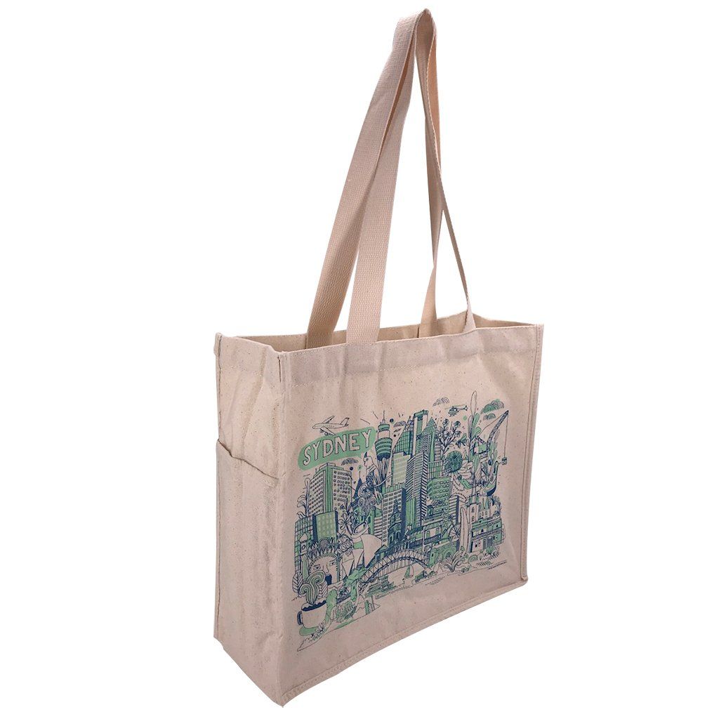 Cotton Show Bag With Gusset(CB-25) - greenpac.com.au