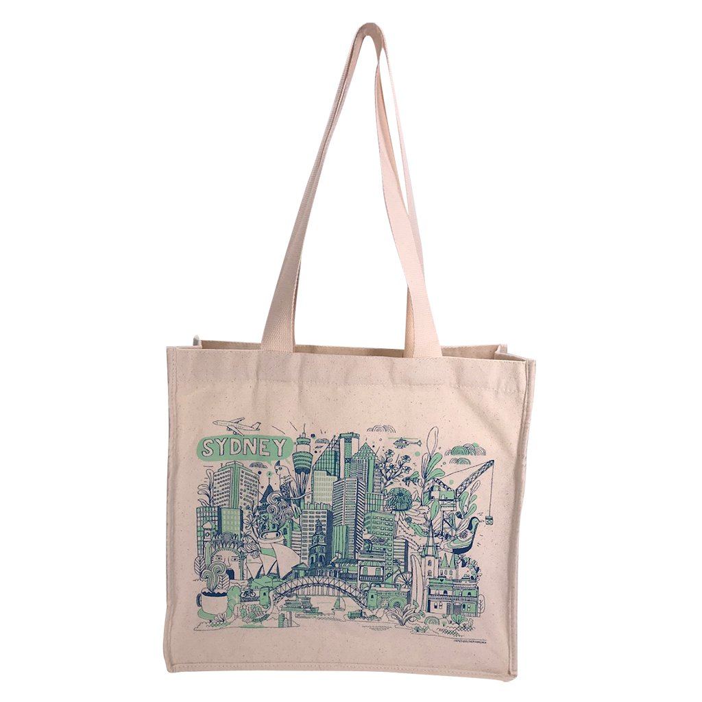 Cotton Show Bag With Gusset(CB-25) - greenpac.com.au