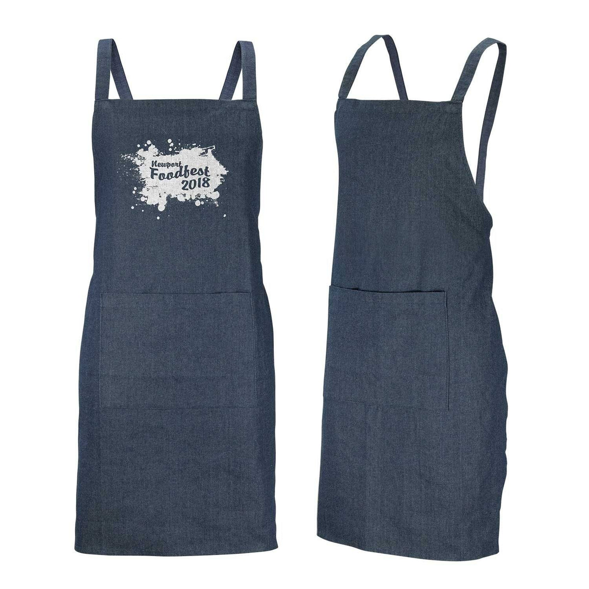 Denim Cotton Apron(SCT-06T) - greenpac.com.au