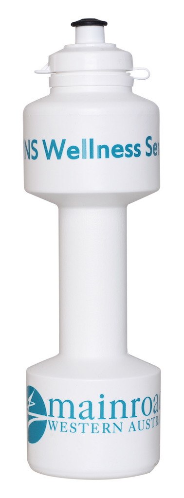 750ml Dumbell Flip Top Drink Bottle(SDW-21) - greenpac.com.au