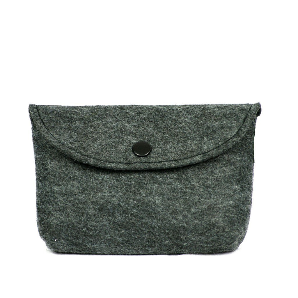 Felt Button Pouch Bag(FB-09) - greenpac.com.au