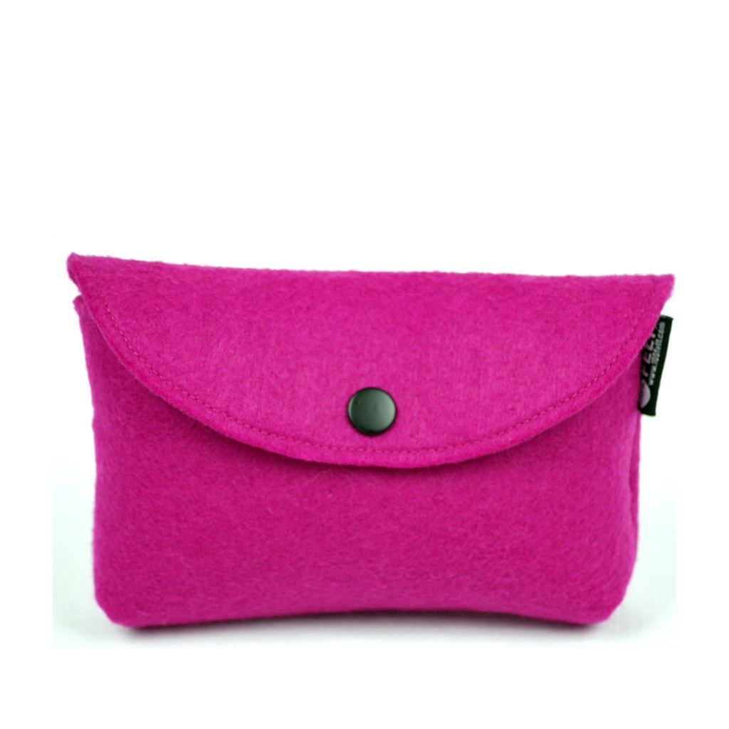 Felt Button Pouch Bag(FB-09) - greenpac.com.au