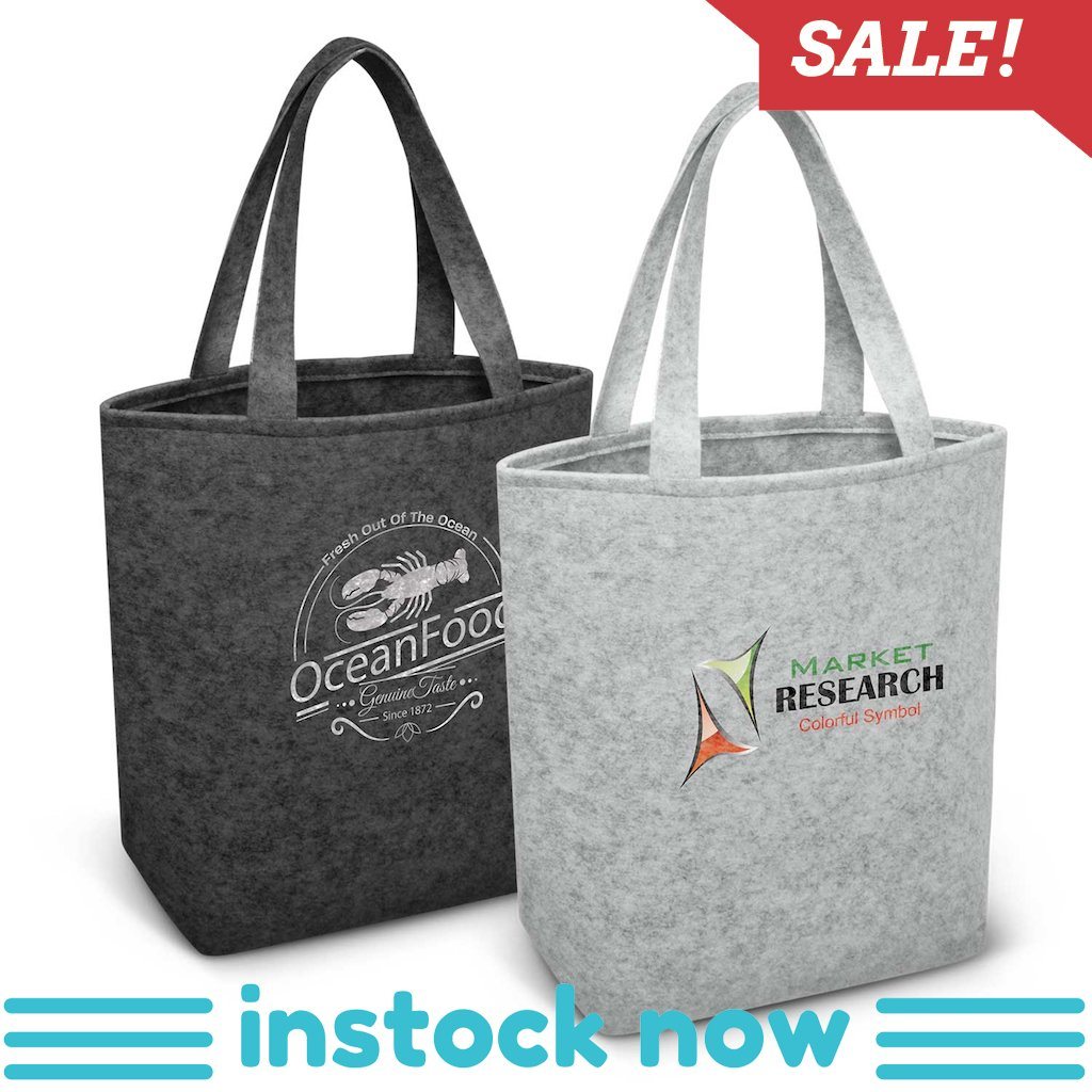 Stock Felt Tote Bag(SFB-01T) - greenpac.com.au