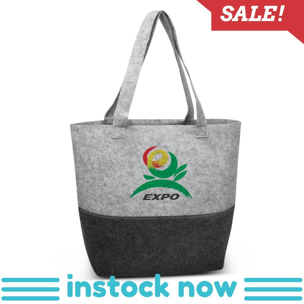 Stock Felt Two tone Tote Bag(SFB-02T) - greenpac.com.au