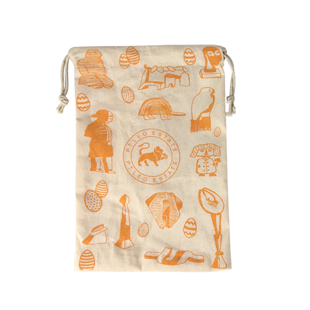 Calico Medium Drawstring  Bag(CA-08) - greenpac.com.au