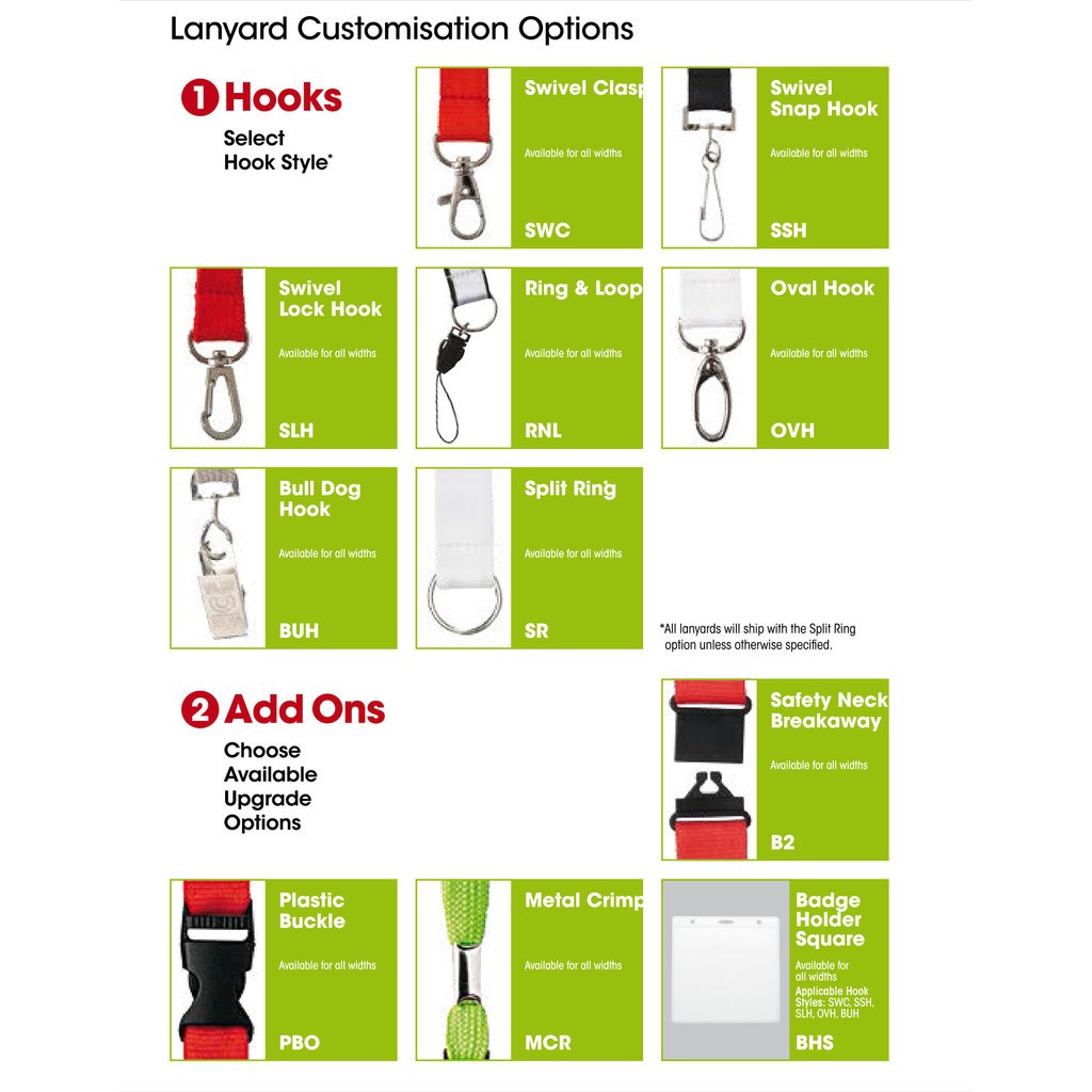 Polyester Lanyard 12mm(SLY-03) - greenpac.com.au