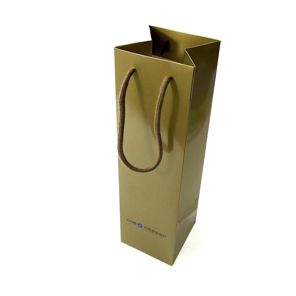 1 Bottle Wine Paper Bag(LP-11) - greenpac.com.au