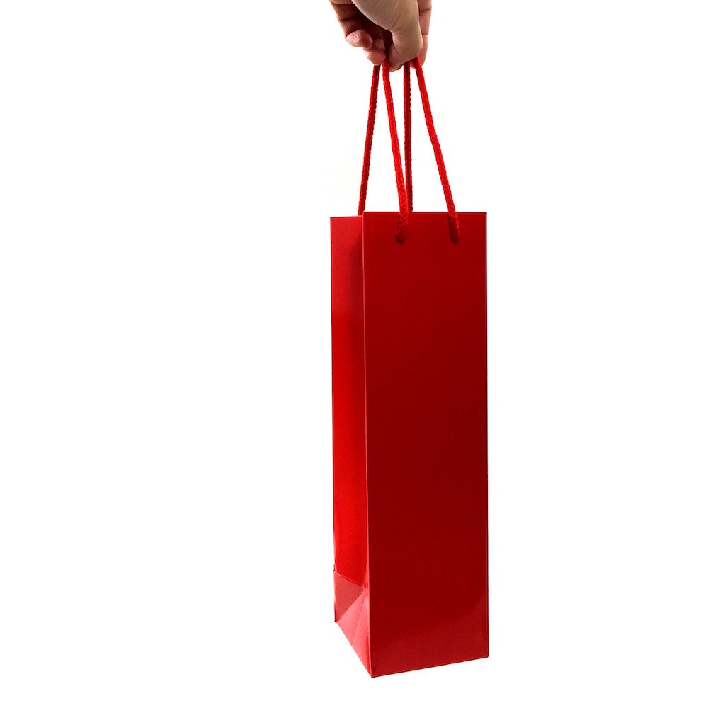 1 Bottle Wine Paper Bag(LP-11) - greenpac.com.au