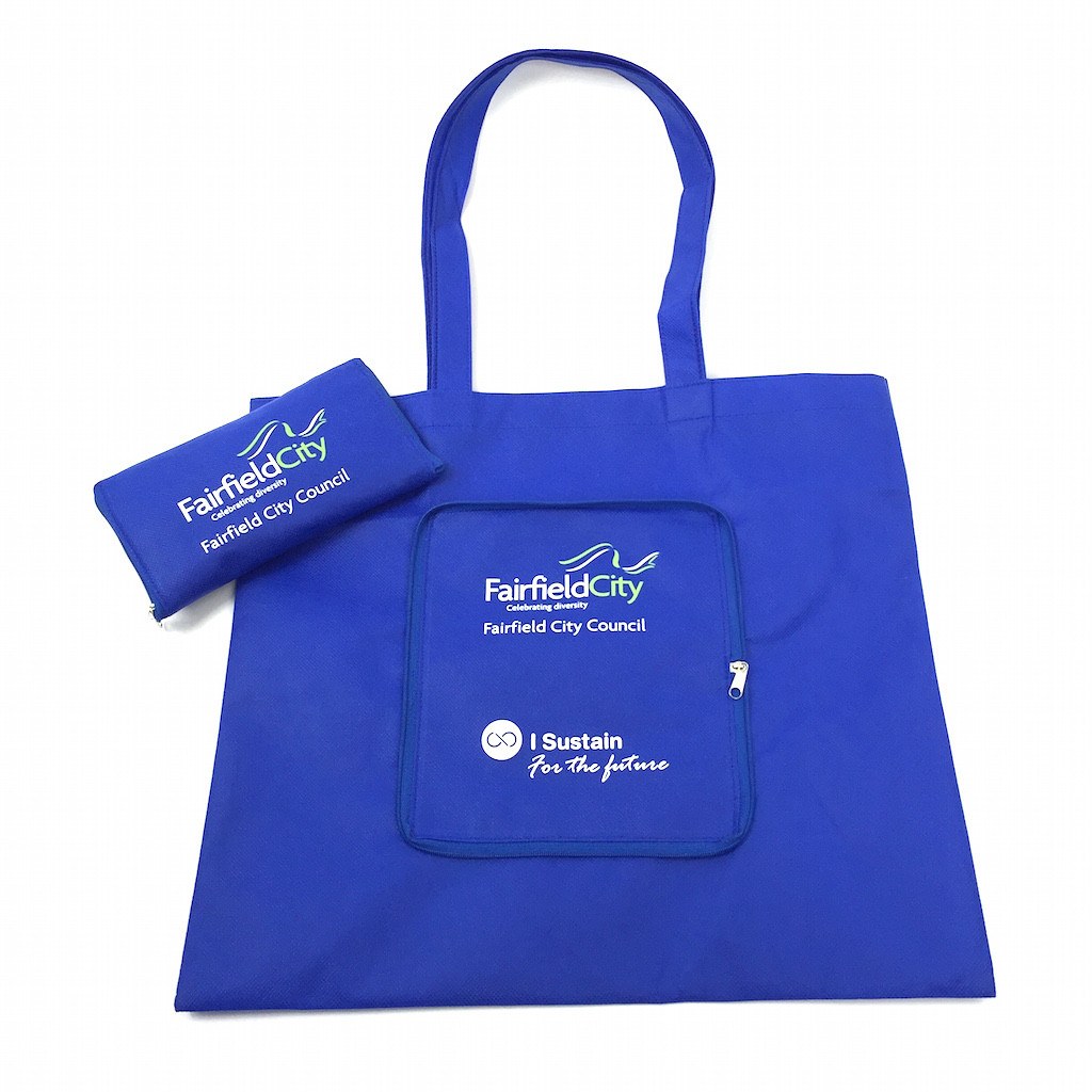 NWPP Zipper Fold Up Bag (NW-4002) - greenpac.com.au