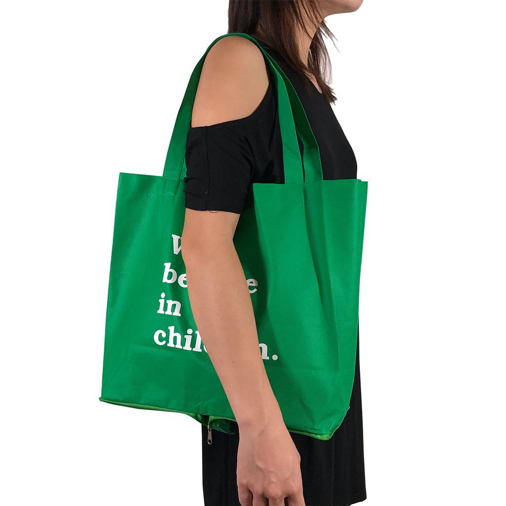 NWPP Zipper Fold Up Bag With Gusset (NW-4004) - greenpac.com.au