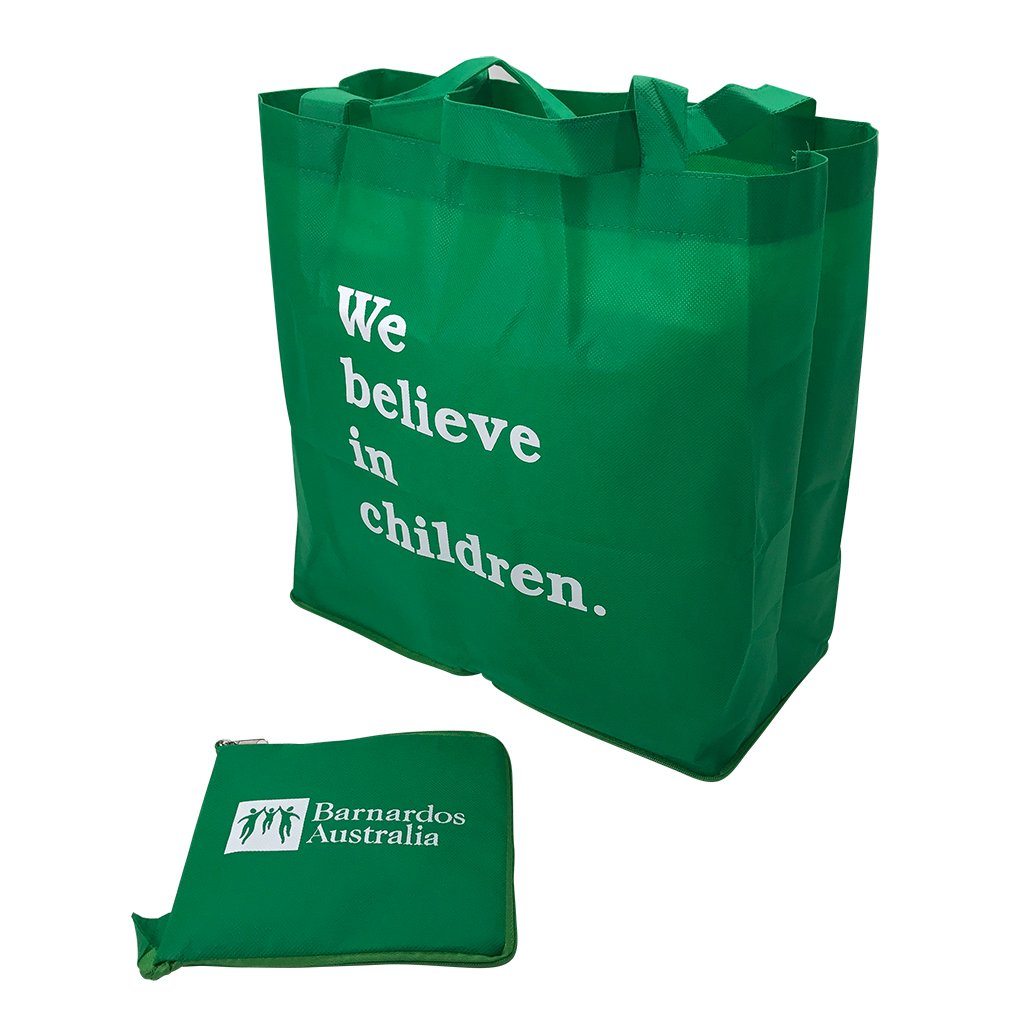 NWPP Zipper Fold Up Bag With Gusset (NW-4004) - greenpac.com.au