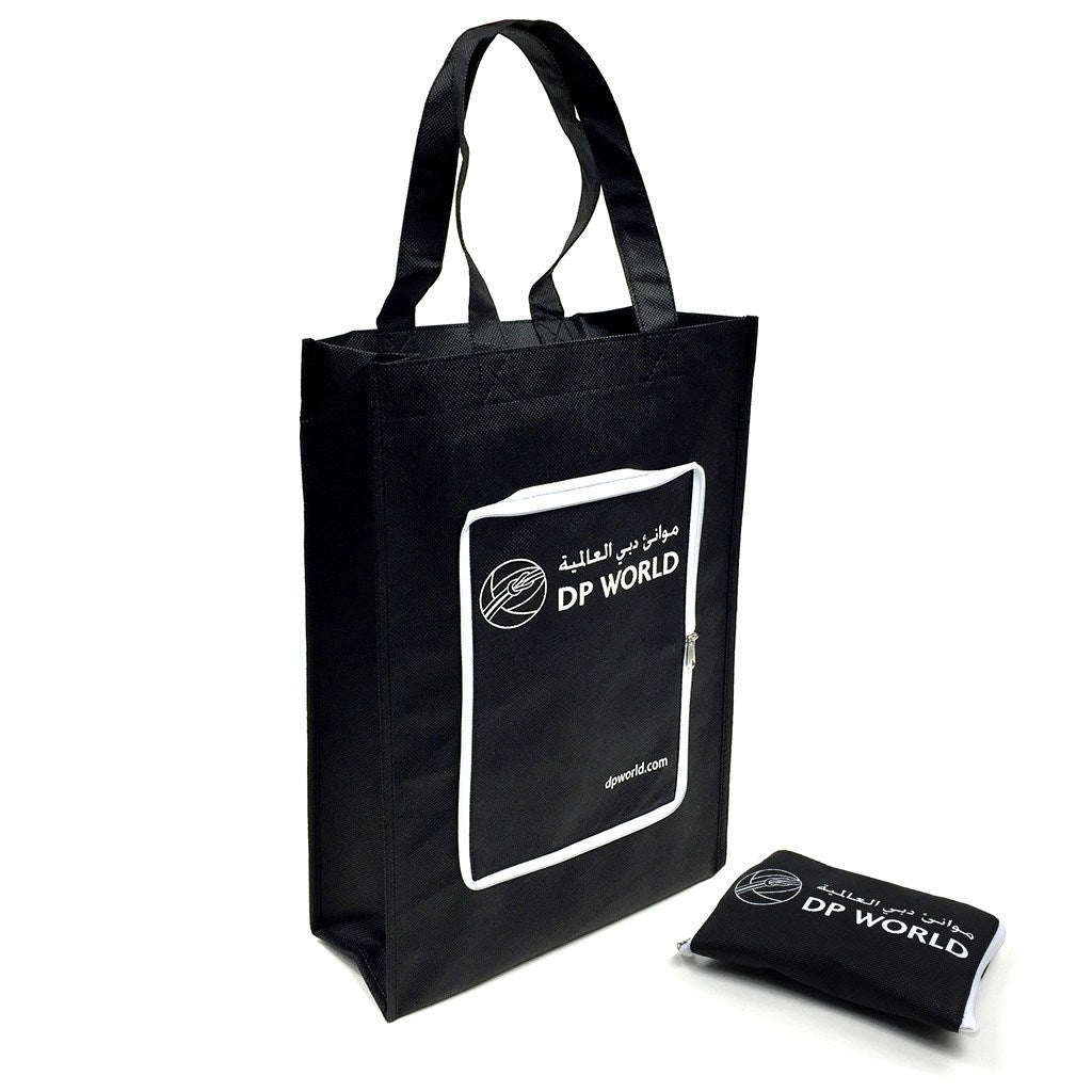 NWPP Zipper Fold Up Bag With Side Gusset (NW-4006) - greenpac.com.au