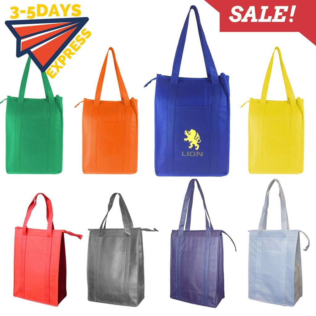 Stock NWPP Cooler Bag Zipped Top(SNB-22D) - greenpac.com.au