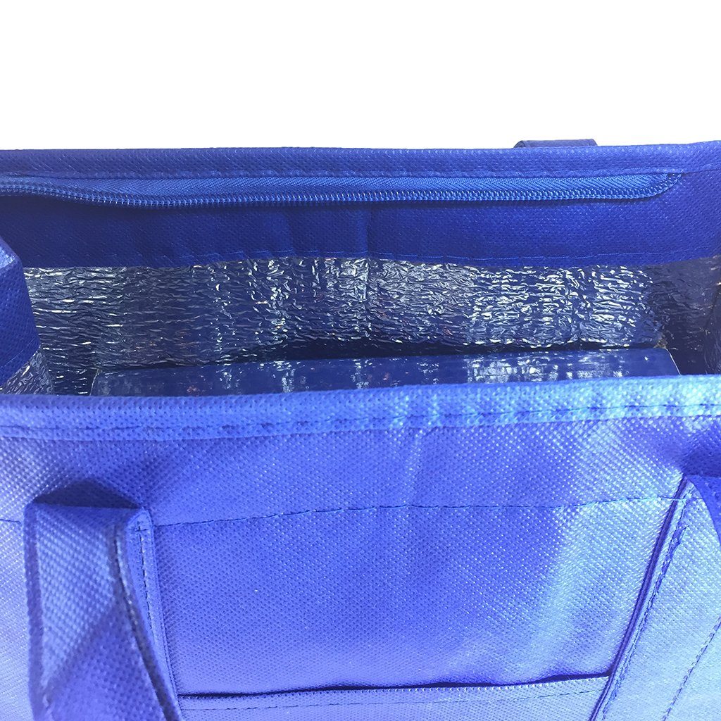 Stock NWPP Cooler Bag Zipped Top(SNB-22D) - greenpac.com.au