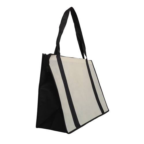Stock NWPP Large Zipper Shopping Bag(SNB-38D) - greenpac.com.au