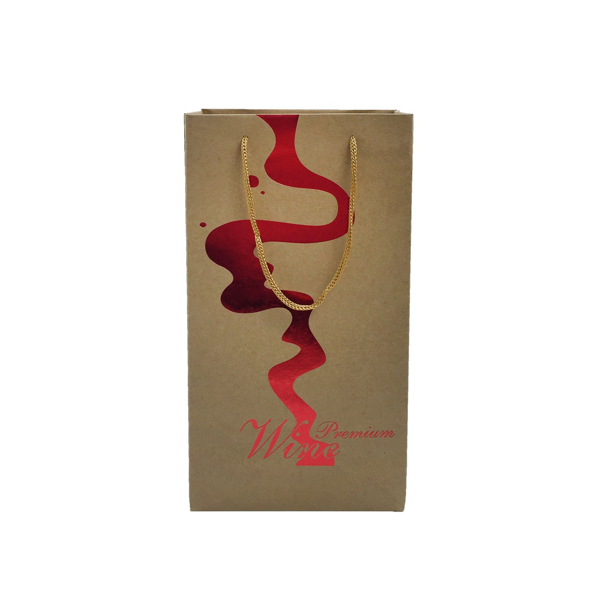 Kraft  Paper 2 Bottles Bag-Brown((KP-07) - greenpac.com.au